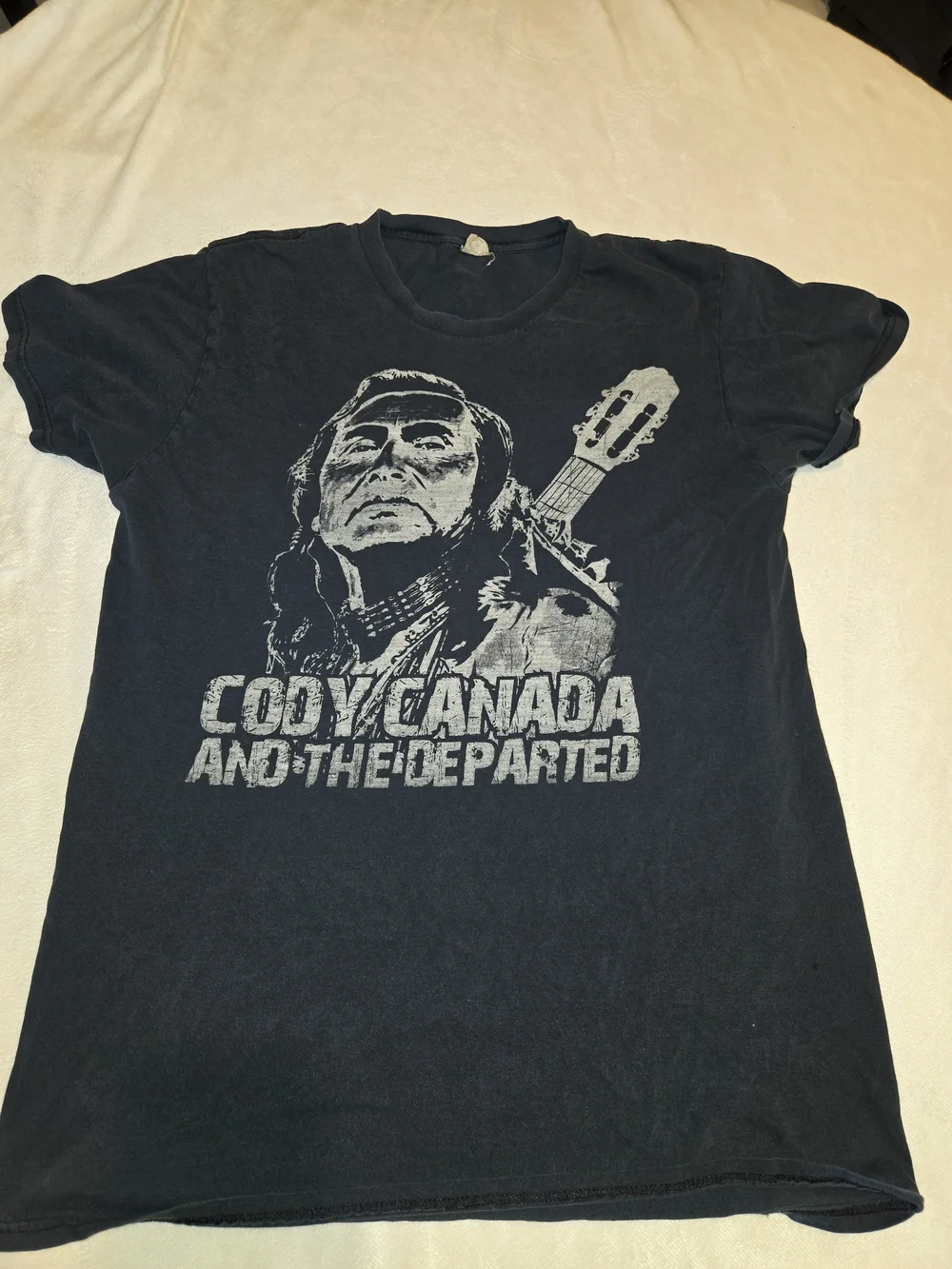 VTG Hanes Cody Canada and The Departed Graphic T-Shirt - Black